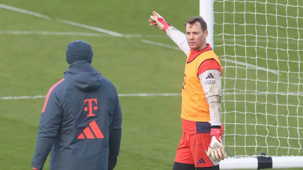 图片报:诺伊尔缺席训练能否出战本轮联赛存疑;凯恩能复出